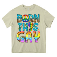 Mossy Western Born This Gay Heavy Core Tee - BundleAndBundleShop