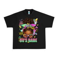 Black 80's babe afro messy bun Urban Heavy Tee - texasbilliewilder