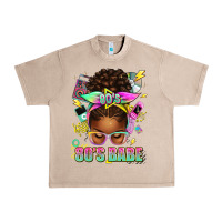 French Oak 80's babe afro messy bun Urban Heavy Tee - texasbilliewilder