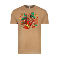 Vintage Camel Christmas black girl sneakers Vintage Tee - RanaPortraitStore