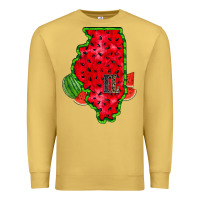 Antique Gold illinois watermelon Premium Sweatshirt - RacoonDesign