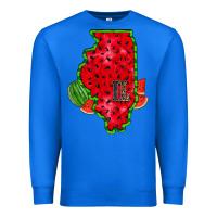 True Royal illinois watermelon Premium Sweatshirt - RacoonDesign