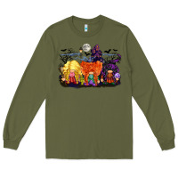 Army Green hocus pocus gnomes Long Sleeve Tee - CowGirlArtShop