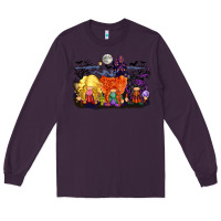 Plum hocus pocus gnomes Long Sleeve Tee - CowGirlArtShop