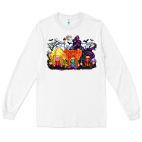 White hocus pocus gnomes Long Sleeve Tee - CowGirlArtShop