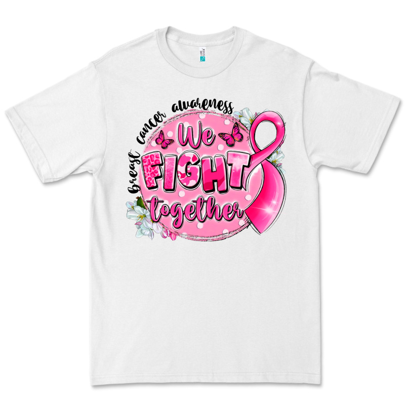 Breast Cancer Awareness We Fight Together Premium Tee by LillyAllenDesigns | Teevron