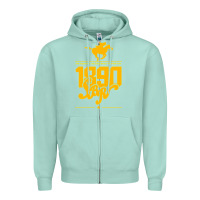 Seafoam steel ball run 1890 Zipper Hoodie - lanVoArt