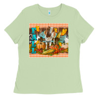 Matcha Fall With Baby Goat Ladies Tee - LillyAllenDesigns