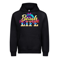 Black beach life Urban Hoodie - BarkalooDesign