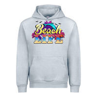 Heather Grey beach life Urban Hoodie - BarkalooDesign