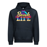 Navy beach life Urban Hoodie - BarkalooDesign