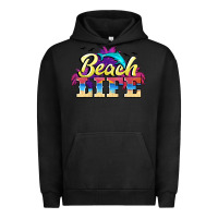 Pigment Black beach life Urban Hoodie - BarkalooDesign