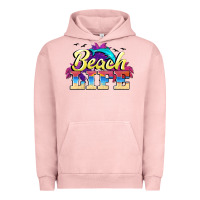 Pigment Salmon beach life Urban Hoodie - BarkalooDesign