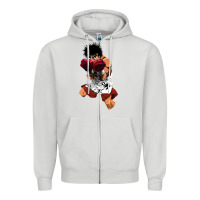 Dove Grey ippo makunouchi Zipper Hoodie - lanVoArt