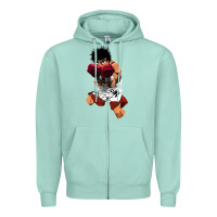 Seafoam ippo makunouchi Zipper Hoodie - lanVoArt