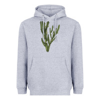 Heather Grey cereus jamacaru Heavyweight Hoodie - LillyAllenDesigns