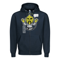 Navy parappa Zipper Hoodie - lanVoArt