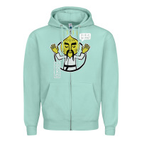 Seafoam parappa Zipper Hoodie - lanVoArt