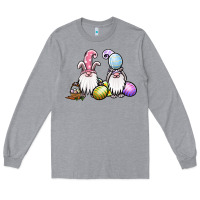 Heather Grey easter gnomes Long Sleeve Tee - Jasminsmagicworld