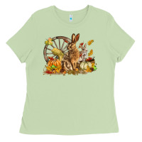 Matcha Fall Rabbit Ladies Tee - LillyAllenDesigns
