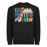 Black Egg Hunting Crew easter Day Heavyweight Sweatshirt - BundleAndBundleShop