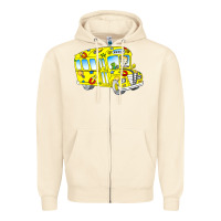 Sandshell the magic school bus Zipper Hoodie - lanVoArt
