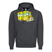 Smoke the magic school bus Zipper Hoodie - lanVoArt