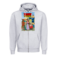 Heather Grey drawn together Zipper Hoodie - lanVoArt