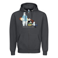 Smoke shirokuma cafe Zipper Hoodie - lanVoArt