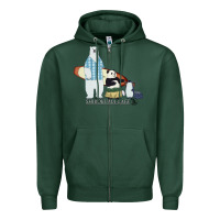Sports Green shirokuma cafe Zipper Hoodie - lanVoArt