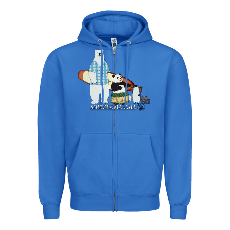 Shirokuma Cafe Zipper Hoodie by lanVoArt | Teevron