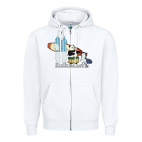 White shirokuma cafe Zipper Hoodie - lanVoArt