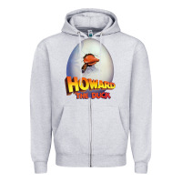 Heather Grey howard the duck Zipper Hoodie - lanVoArt