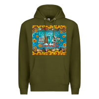 Army Green difference maker teacher life tumbler Premium Hoodie - BundleAndBundleShop