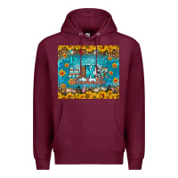 Burgundy difference maker teacher life tumbler Premium Hoodie - BundleAndBundleShop