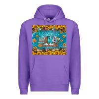 Purple difference maker teacher life tumbler Premium Hoodie - BundleAndBundleShop