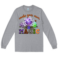 Heather Grey make your own magic Long Sleeve Tee - CowGirlArtShop
