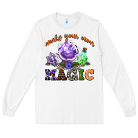 White make your own magic Long Sleeve Tee - CowGirlArtShop
