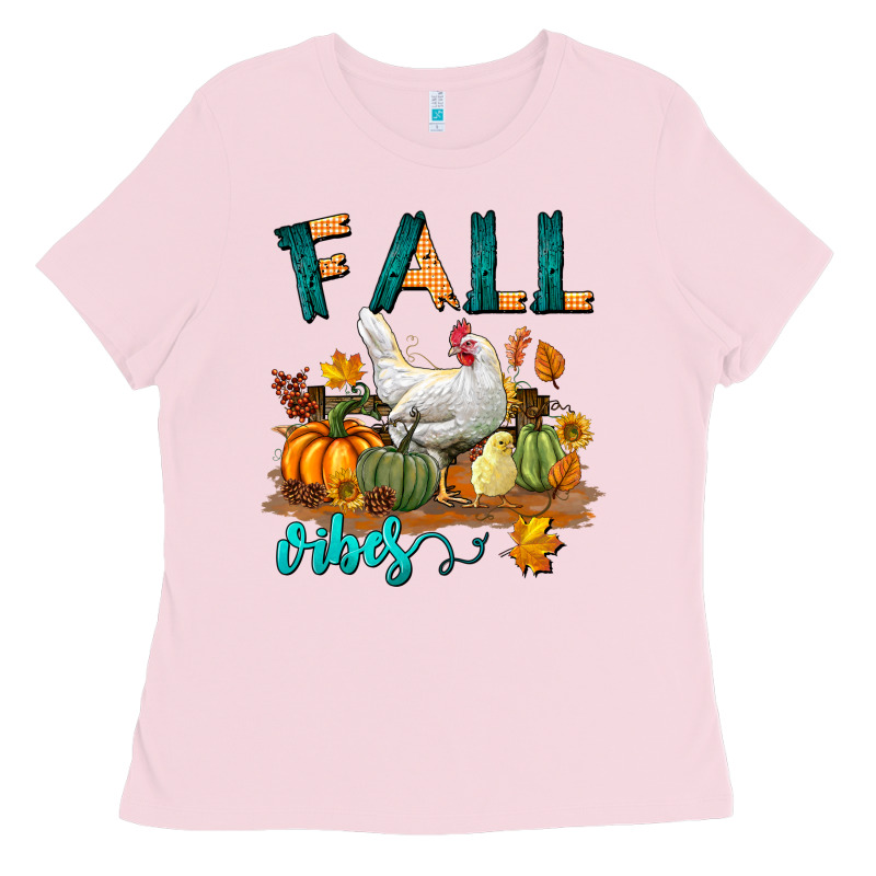 Fall Vibes Chicken Ladies Tee by LillyAllenDesigns | Teevron