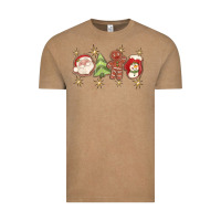Vintage Coffee Christmas gingerbread cookies Vintage Tee - texasbilliewilder