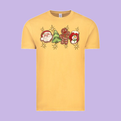 Christmas Gingerbread Cookies Vintage Tee Designed By Texasbilliewilder
