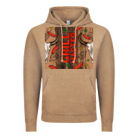Vintage Coffee grill master with bull skull Vintage Hoodie - TumblerDesignByShophia