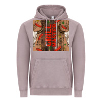 Vintage Zinc grill master with bull skull Vintage Hoodie - TumblerDesignByShophia