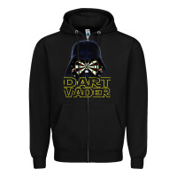 Black dart vader Zipper Hoodie - lanVoArt