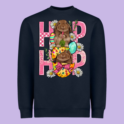 Hip Hop Easter Heavyweight Sweatshirt Designed By Bundleandbundleshop
