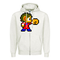 Oatmeal Heather alex kidd 1 Zipper Hoodie - lanVoArt
