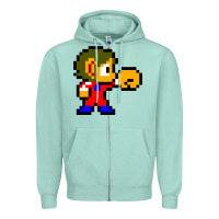 Alex Kidd 1 Zipper Hoodie | Teevron