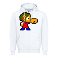 White alex kidd 1 Zipper Hoodie - lanVoArt