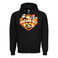 Black animaniacs best movie Zipper Hoodie - lanVoArt