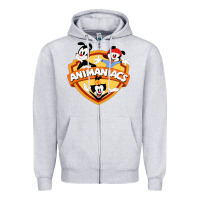 Heather Grey animaniacs best movie Zipper Hoodie - lanVoArt